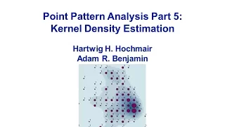 Point Pattern Analysis Part 5 Kernel Density Estimation