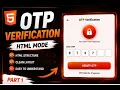 OTP Generator Using HTML Easy HTML Project
