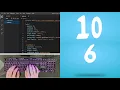 ASMR Programming - Rotating Number Countdown Animation using Html CSS