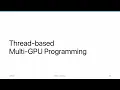 AMD HIP Tutorial 10-4 Thread-based Multi-GPU Programming