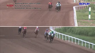 Wyoming Downs Live Horse Racing June 27 2026