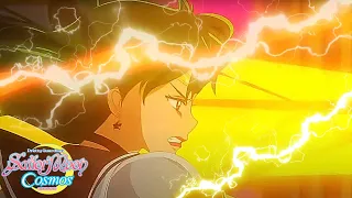 Sailor Galaxia Kills Sailor Pluto And Sailor Saturn Sailor Moon Cosmos 