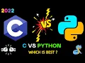C Vs Python Who will win this fight Which Programming language is best for the future Career