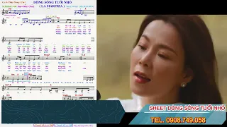 SHEET Dòng Sông Tuổi Nhỏ La Maritza Thùy Dung 