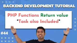 PHP Functions Returning Value Explained in Hindi PHP Tutorial in Hindi in 2020