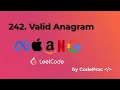 242 Valid Anagram Brute Force Optimal LEETCODE Explained