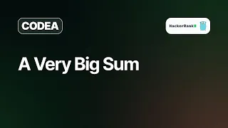 A Very Big Sum Hackerrank Solution Golang
