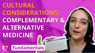 Cultural Considerations Complementary and Alternative Medicine - Fundamentals