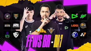 🔴 FFWS BR COM FORA DA SAFE - DIA 7🔴#freefire #foradasafe #FFWSBR