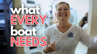 What EVERY boat NEEDS – Luxury Laundry Reveal – Episode 162