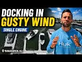 Single Engine Docking in Gusty Wind Finger Dock Slip Techniques