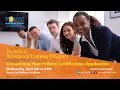 Completing Your Federal Certification Application