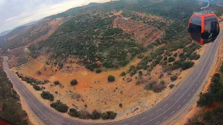 تلفريك عجلون   جوله في  تلفريك عجلون     فيديو جديد  الدراجون المغامرون دندنها