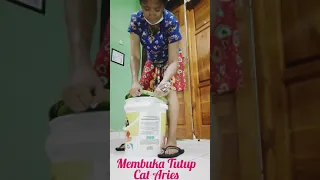 Membuka Tutupan Cat ARIES sampai hampir pingsan