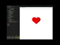 Draw Heart Using Turtle Graphics in Python Codelancing
