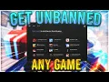 2025 GET UNBANNED FROM ANY ROBLOX GAME FREE