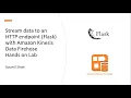 Stream data to an HTTP endpoint Flask with Amazon Kinesis Data FirehoseHands on Lab Python