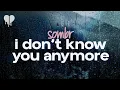sombr - i don t know you anymore
