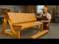 Download Lagu Decoding The Mystery of The Chair That Turns Into a Table in The Blink of An Eye // Master Carpenter