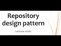 Repository Design Pattern