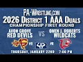 2026-01-22 Avon Grove at Owen J Roberts District 1-AAA duals first round