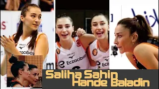 Download Saliha Sahin \u0026 Hande Baladin - Duo Beauty Spiker Eczacıbaşı Dynavit Volleyball Players MP3