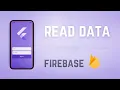 CRUD Read Display Data Firebase x Flutter Tutorial