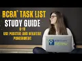 Use Positive and Negative Punishment BCBA Task List Study Guide G16 ABA Exam Review