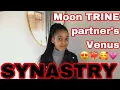 SYNASTRY Moon trine Venus synastry