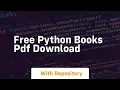 free python books pdf download