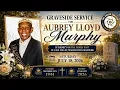 Graveside service for Aubrey Lloyd Murphy