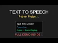 Python Text-to-Speech Converter