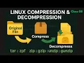 Linux File Compress Decompress tar zip unzip gzip Full Guide class 08