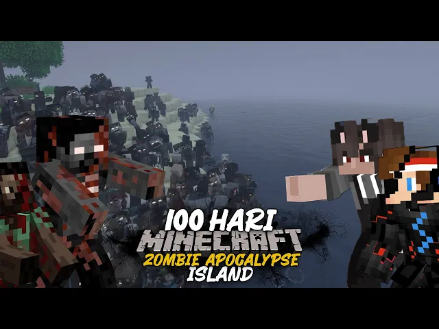 Download MP3 100 Hari di Minecraft Pulau Zombie Apocalypse‼️TERJEBAK DI PULAU TENGAH SAMUDERA‼️