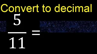 Convert to decimal How To Convert Fractions to Decimals