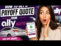 How to get a payoff quote from Ally Auto