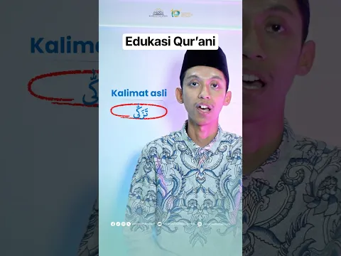 Nah, kira-kira kata apa lagi di dalam Al Qur’an yang memiliki kata aslinya sendiri? #edukasi #quran