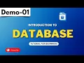 SQL Demo 01 Introduction To Database Tutorial for Beginners