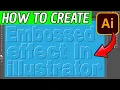 How To Create Embossed Effect In Illustrator 2026 Fast And Easy