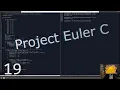 Project Euler in C Counting Sundays