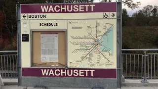 MBTA Commuter Rail Ride To Wachusett