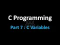 C Programming Part 7 Variables in C Declaration Initialization Rules AK Apt Logics