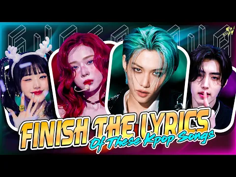 Download MP3 FINISH THE LYRICS OF THESE KPOP SONGS IN 5 SECONDS🎤🎮🎼 [KPOP GAME]