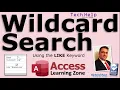 Wildcard Searches with the LIKE Keyword in Microsoft Access Queries - Find Specific Email Domains