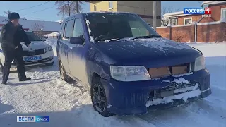 В Омске задержали лихача на угнанной машине