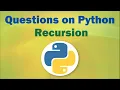 Recursion in Python
