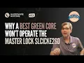 Download Lagu Mengapa Inti Hijau Terbaik Tidak Akan Mengoperasikan Master Lock SLCICKE26D