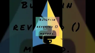 How to Reverse a list in Python using the Built-in Reversed Method
