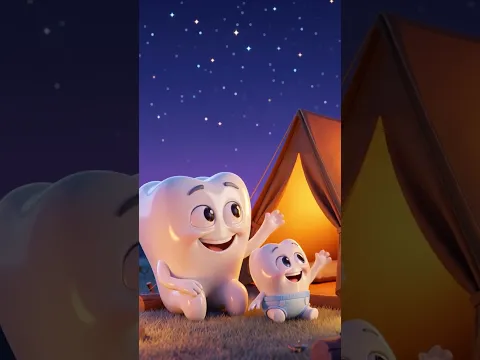 Pequeño Dientecito y Papá Miran las Estrellas 🌟🐻 | Constelaciones de la Osa Mayor y la Osa Menor