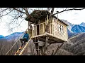 Download Lagu Man Bouwt Off-Grid Boomhut Met Watermolen | Van Begin Tot Eind @crazybushcraft